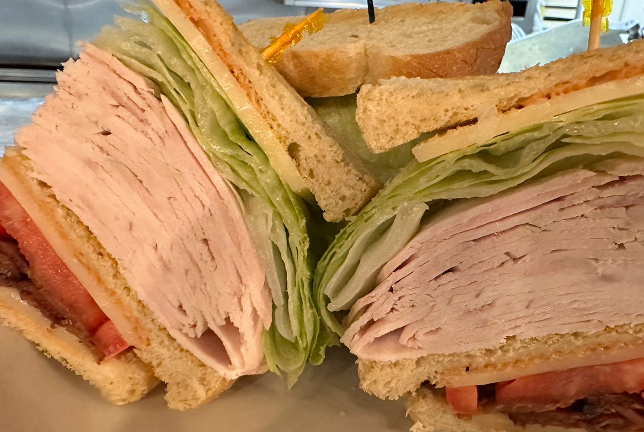Turkey Bacon Avocado Club.