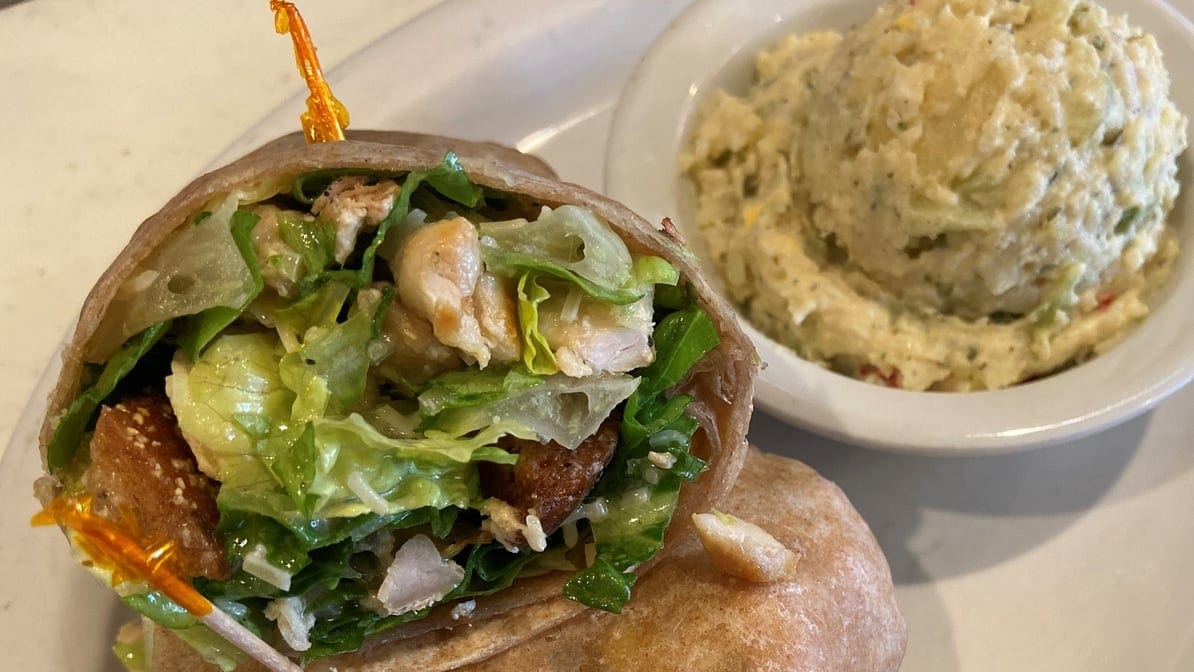 Chicken Caesar Wrap.