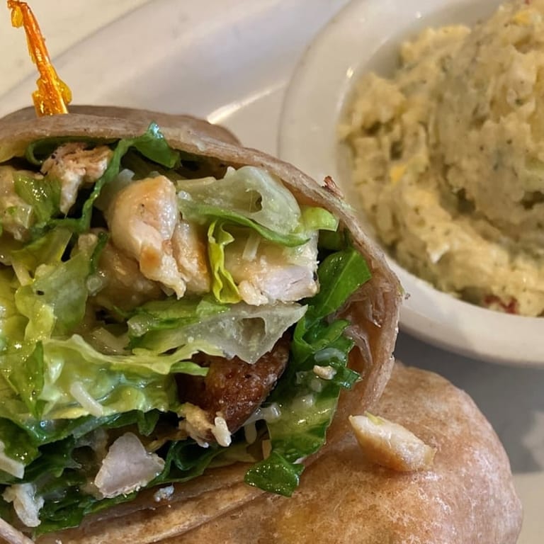 Delicious Chicken Caesar Wrap