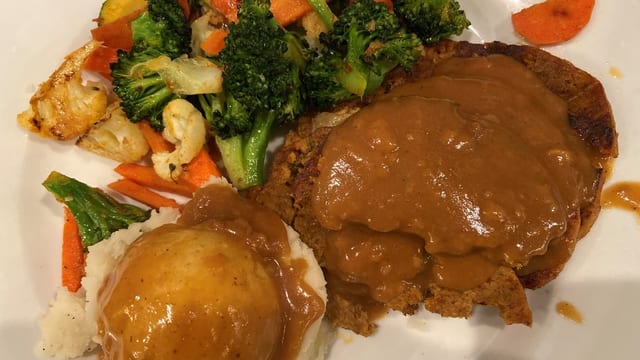 Homemade Meatloaf.