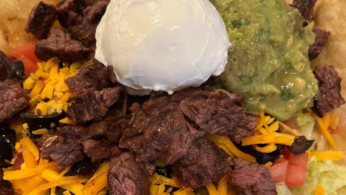 Spanish Tostada Salad.