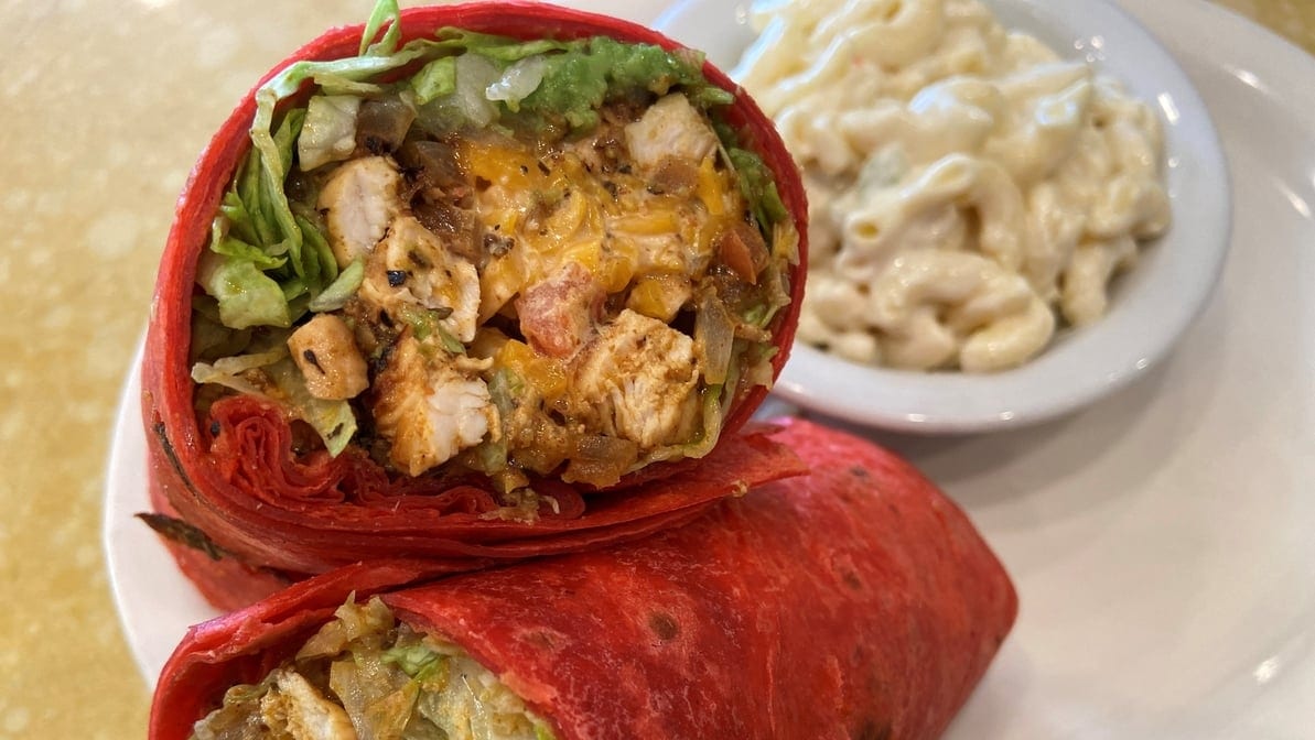 Cajun Chicken Wrap.