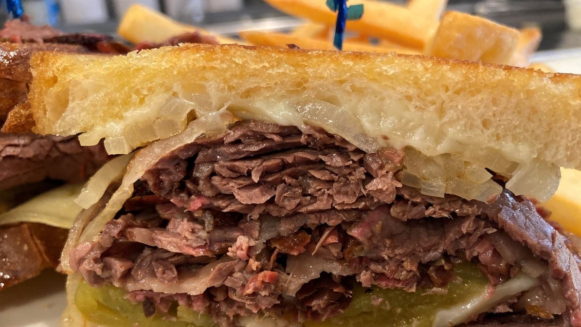 Ortega Brisket Melt.