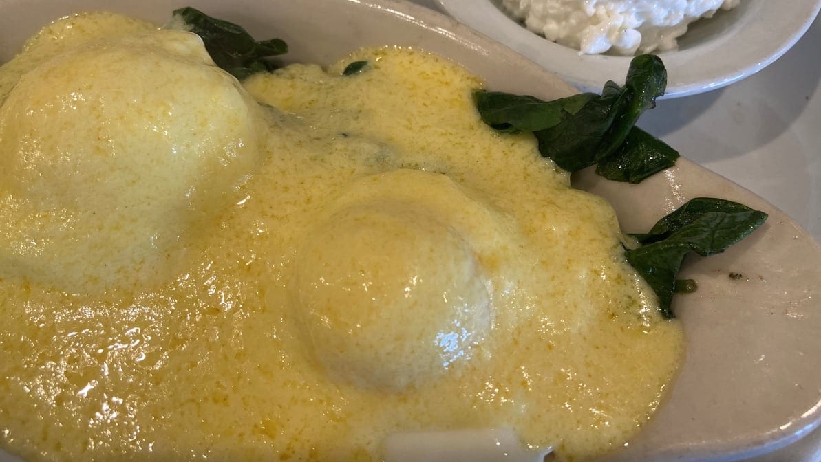Eggs Florentine.