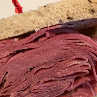 Homemade Corned Beef Sandwich