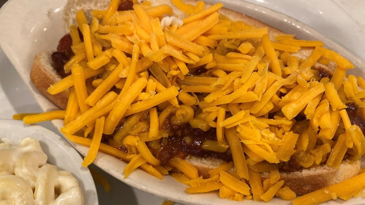 Chili Cheese Dog.