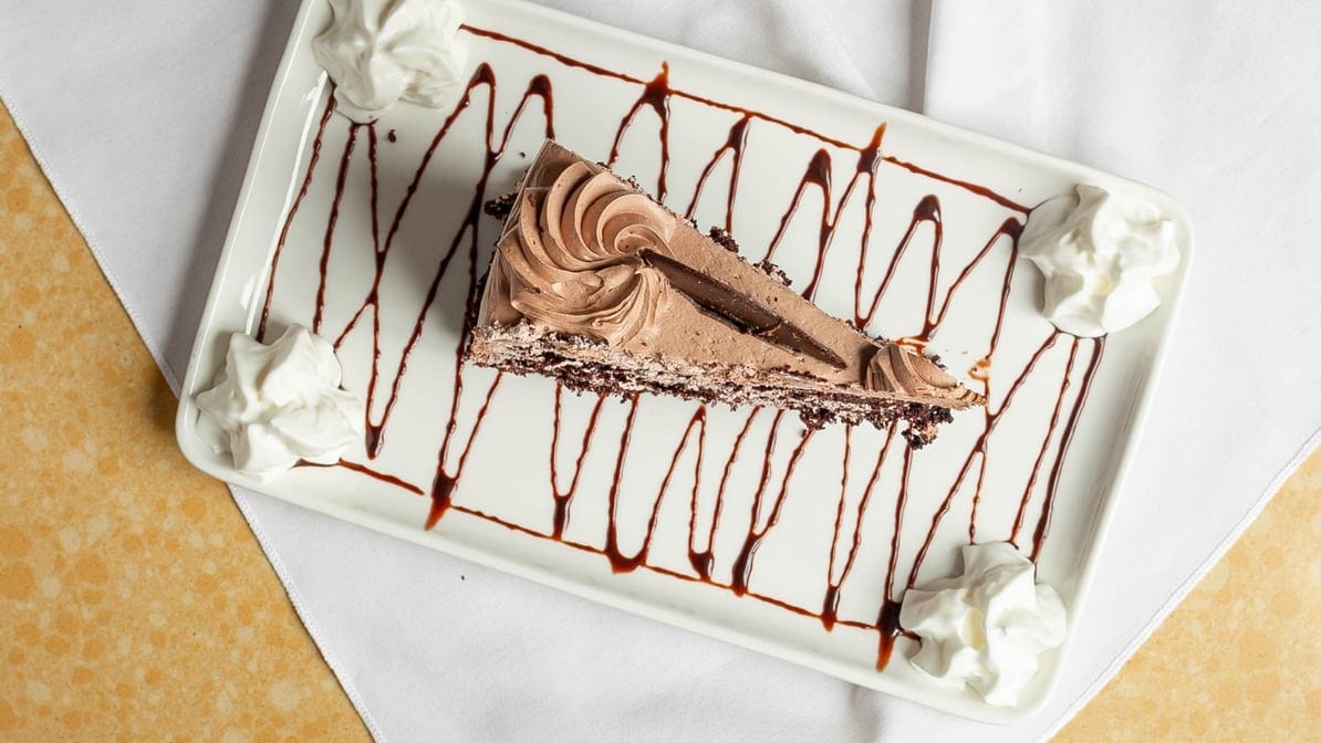 Towering Chocolate Cake.