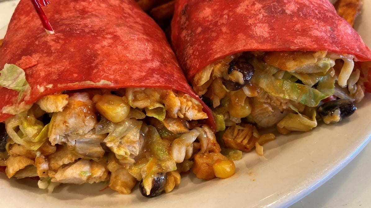 BBQ Chicken Wrap.