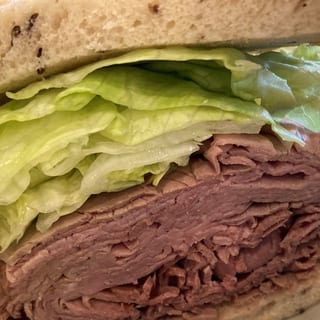 Rare Roast Beef Sandwich
