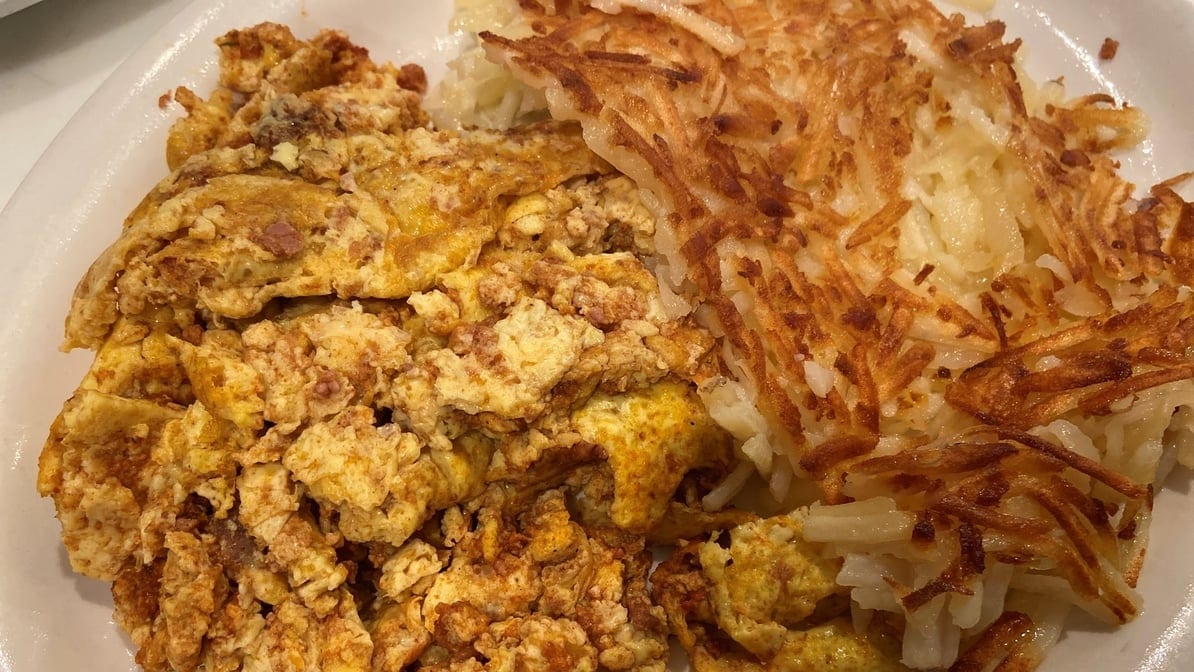 Chorizo & Eggs Scramble.