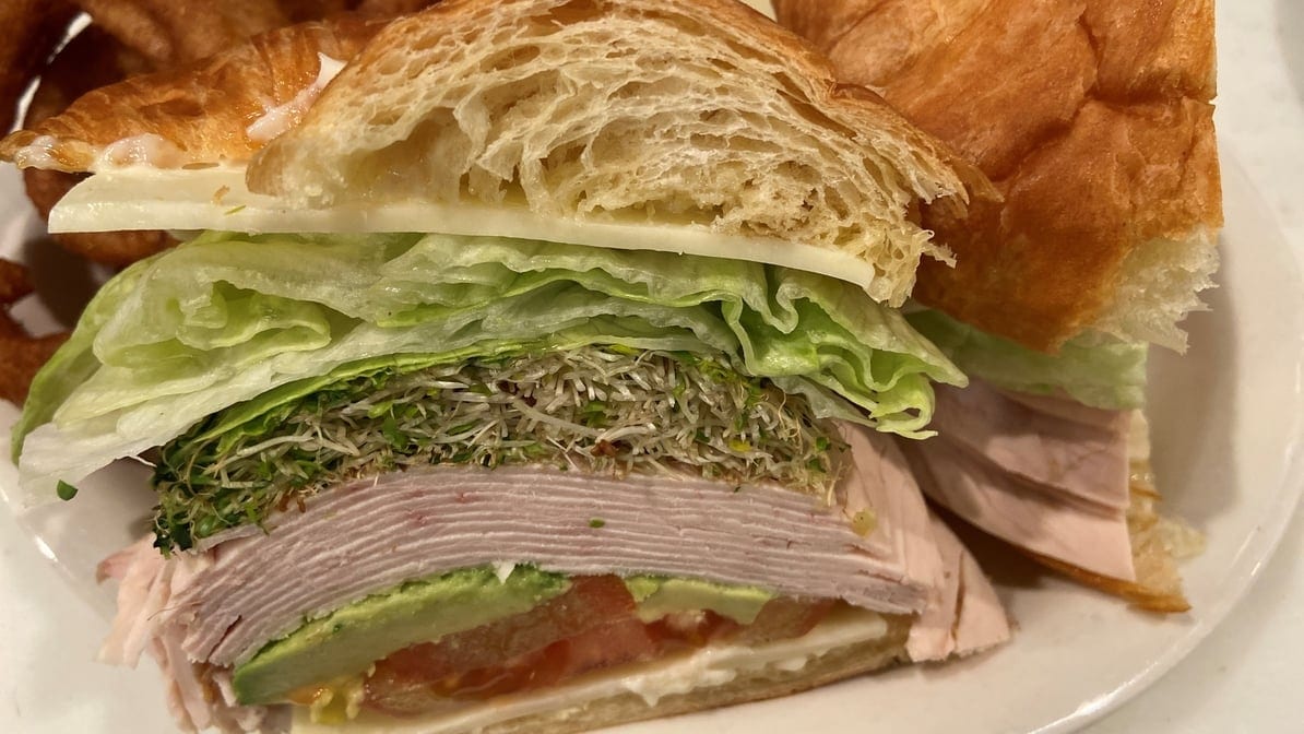 Turkey Avocado Croissant.