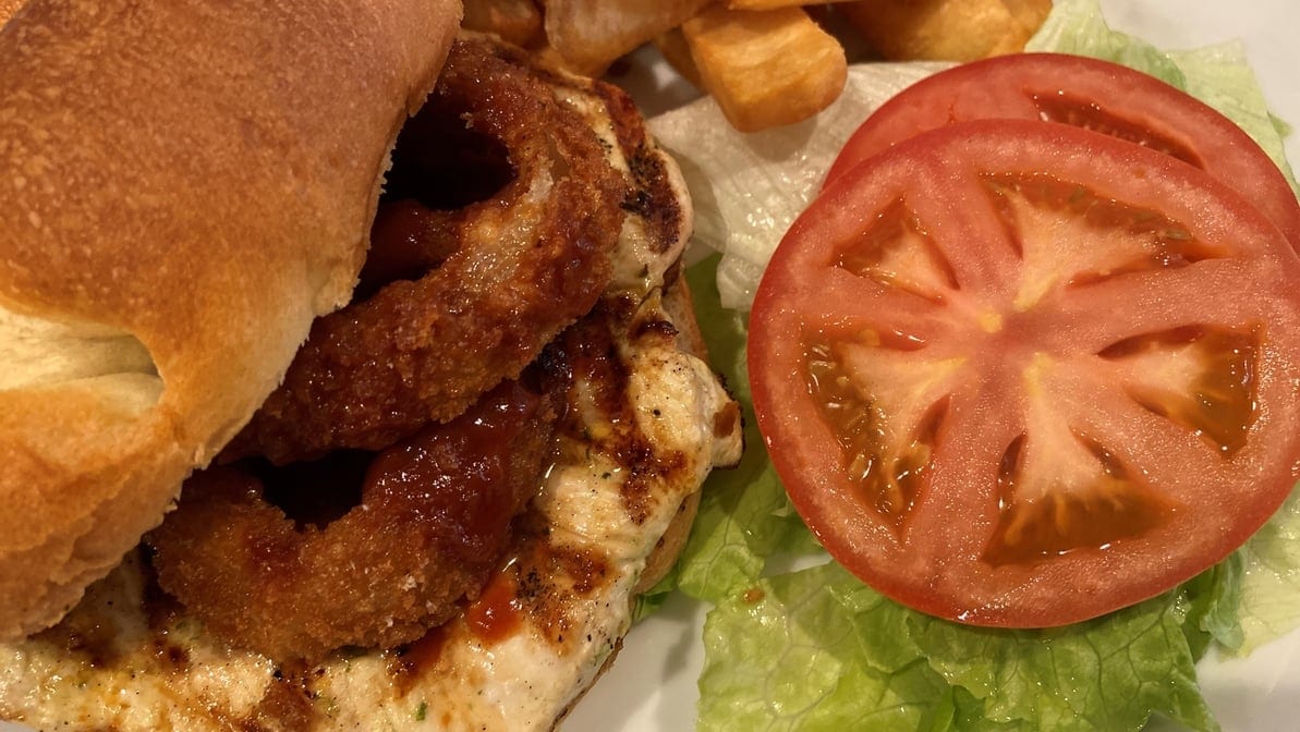 BBQ Chicken Sandwich.