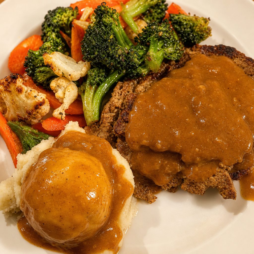Homemade Meatloaf.