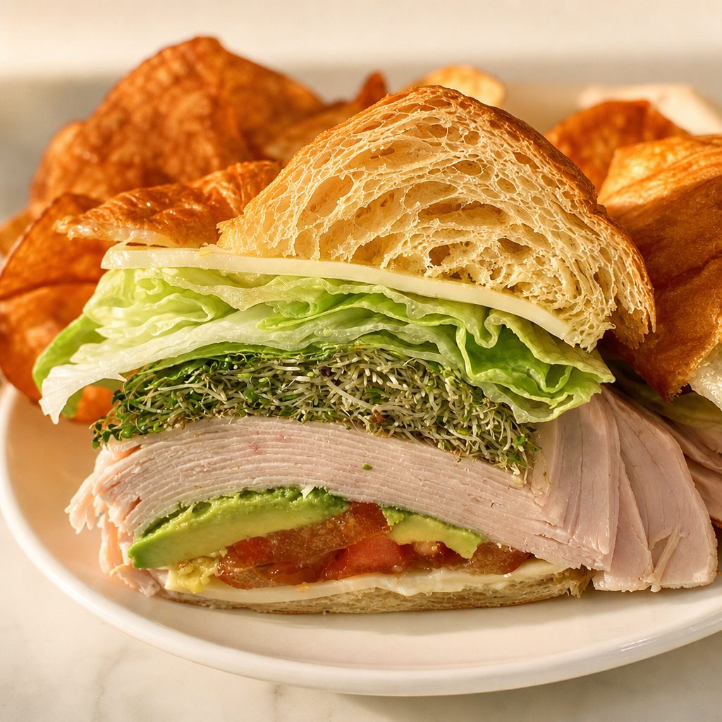 Turkey Avocado Croissant.