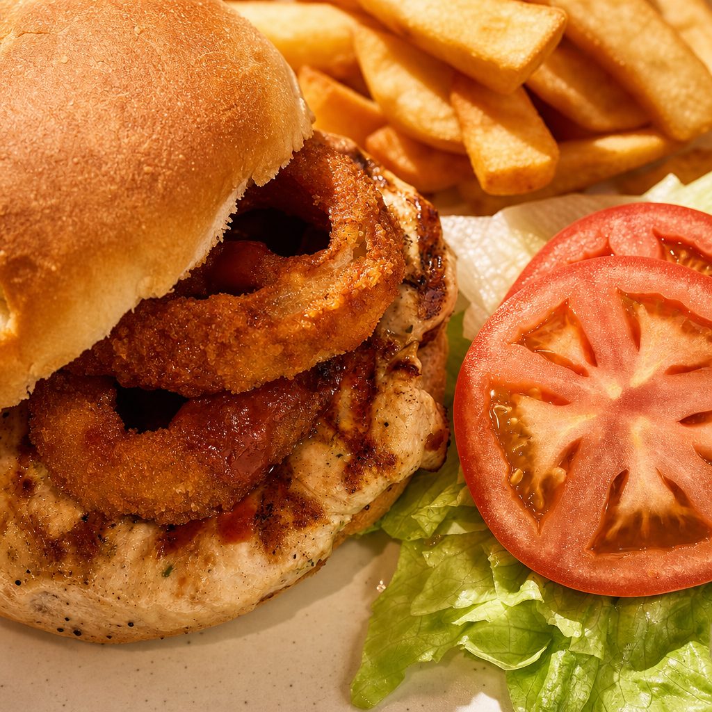 BBQ Chicken Sandwich.