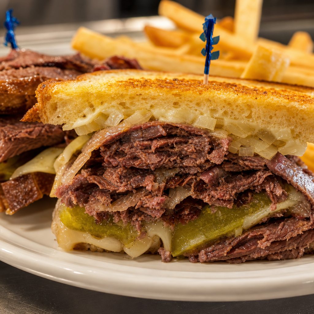 Ortega Brisket Melt.
