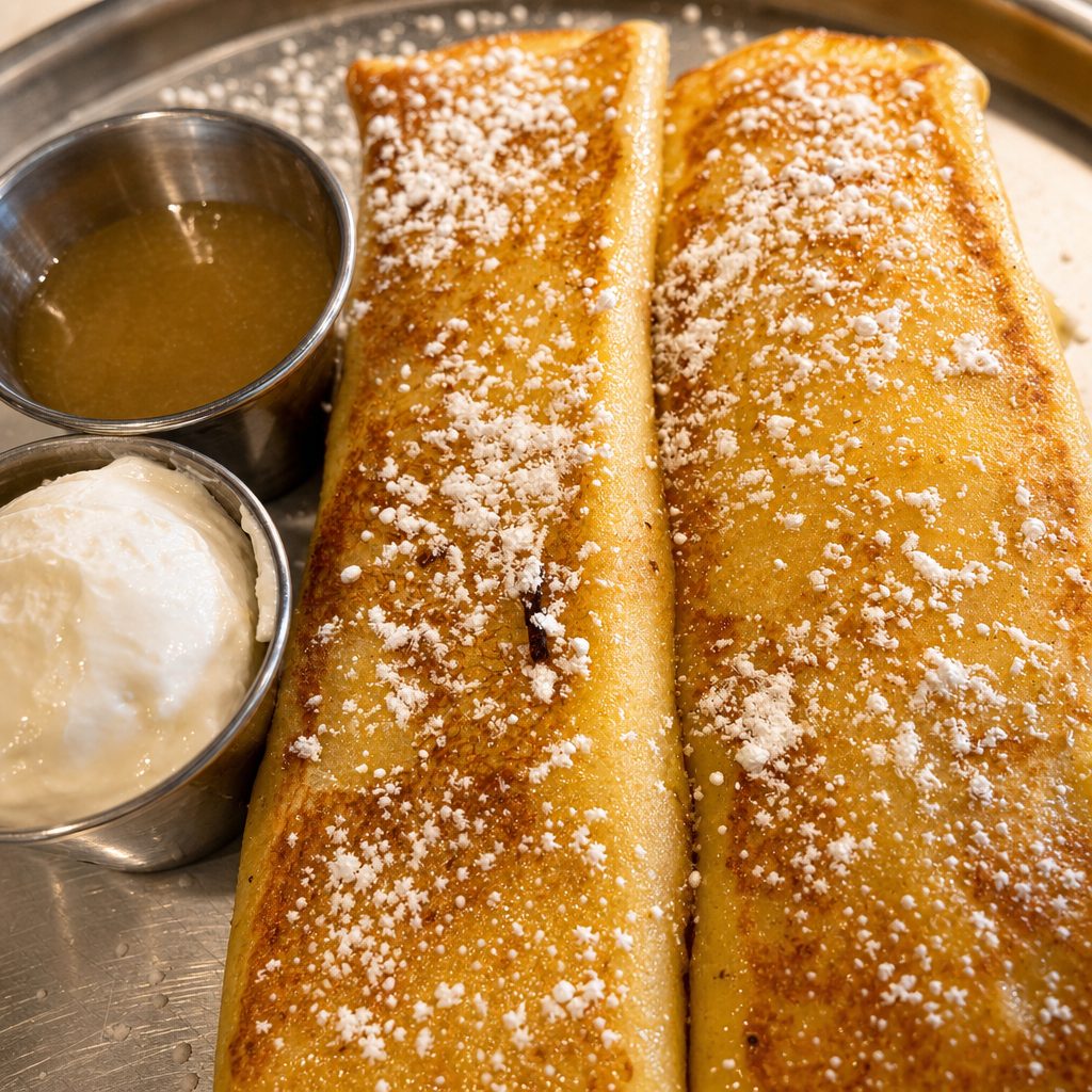 Cheese Blintzes.