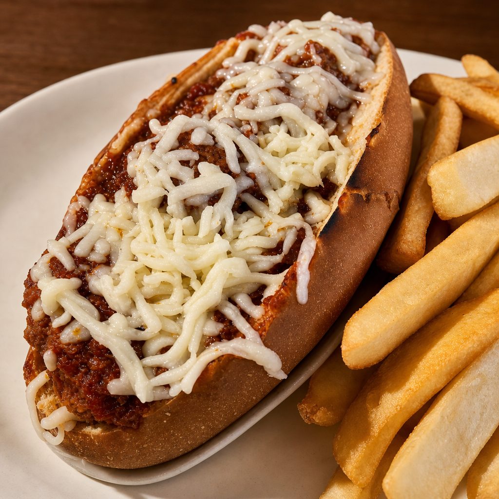Meatball Marinara Sub.