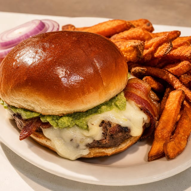 Guacamole Bacon Burger.