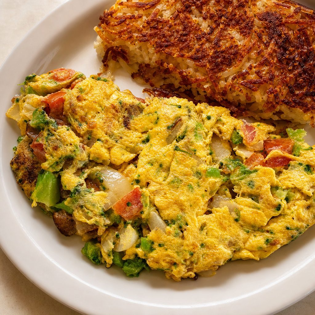 Veggie Omelette.