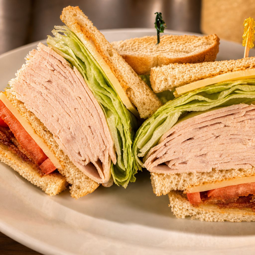 Turkey Bacon Avocado Club.