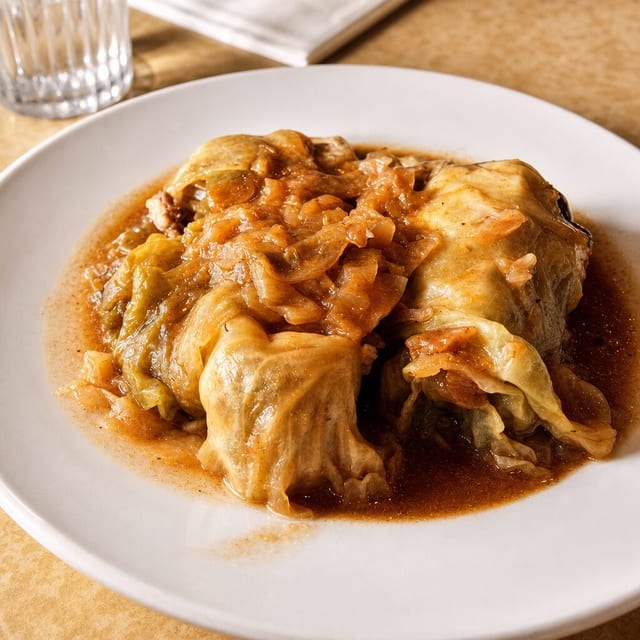 Stuffed Cabbage Roll.