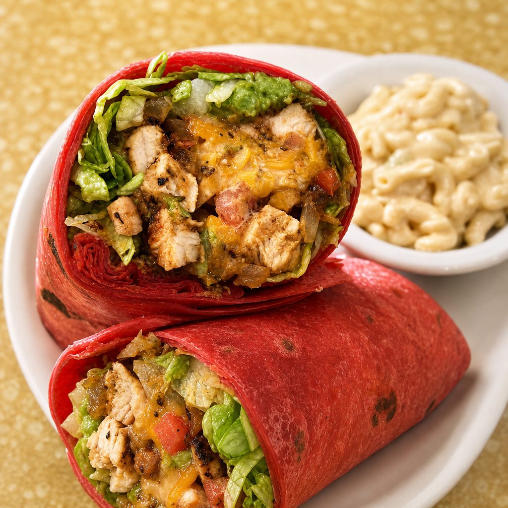 Cajun Chicken Wrap.
